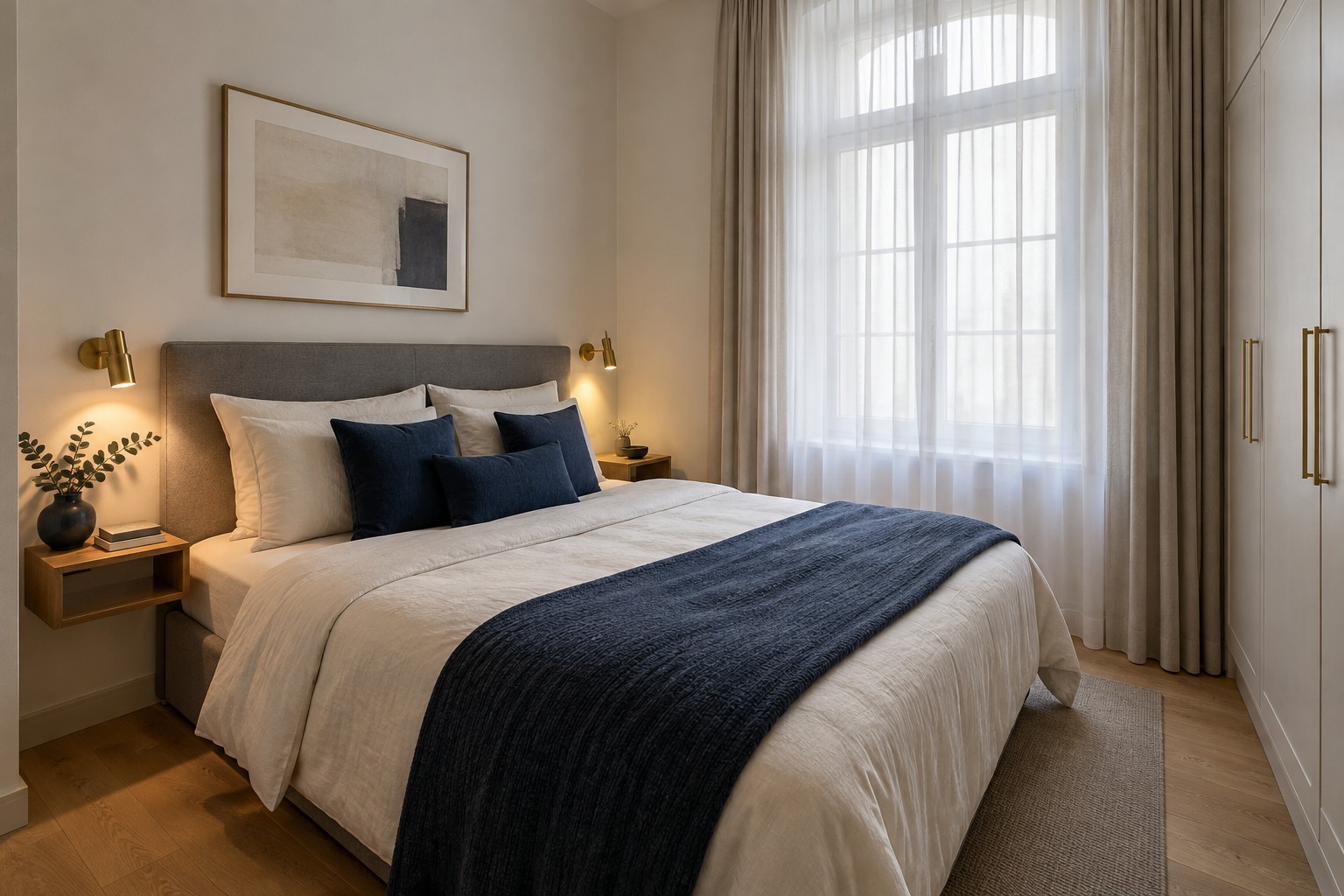 Schlafzimmer – beispielhafte Visualisierung
